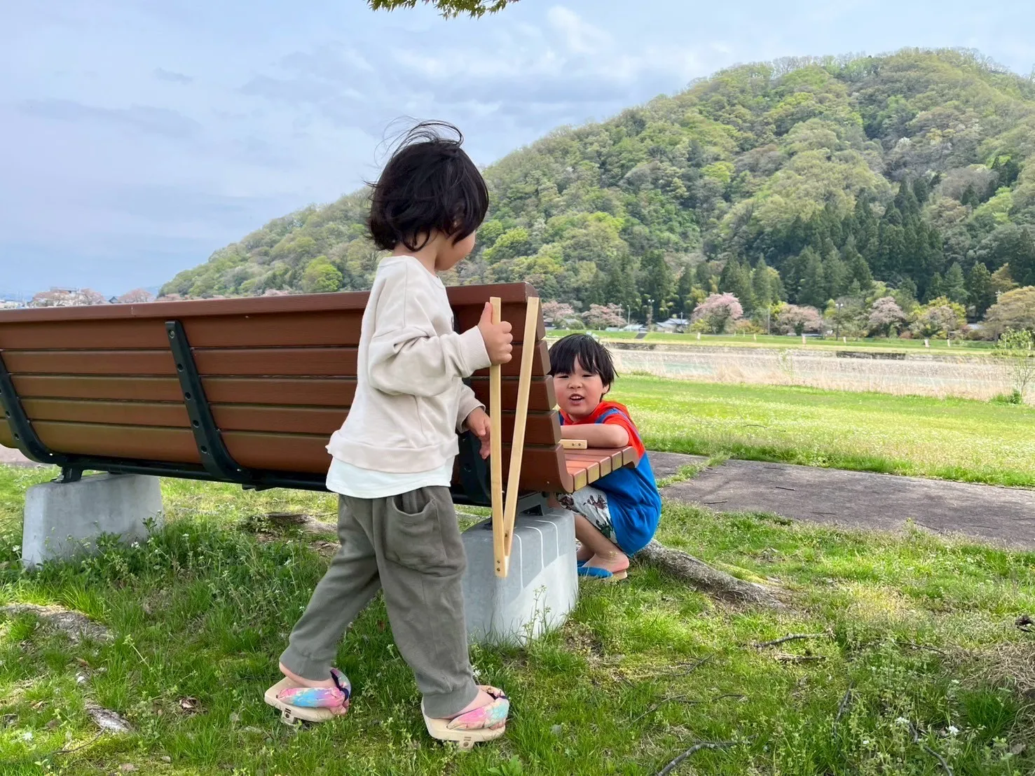 エコロジーウォーキング参加者との集合写真